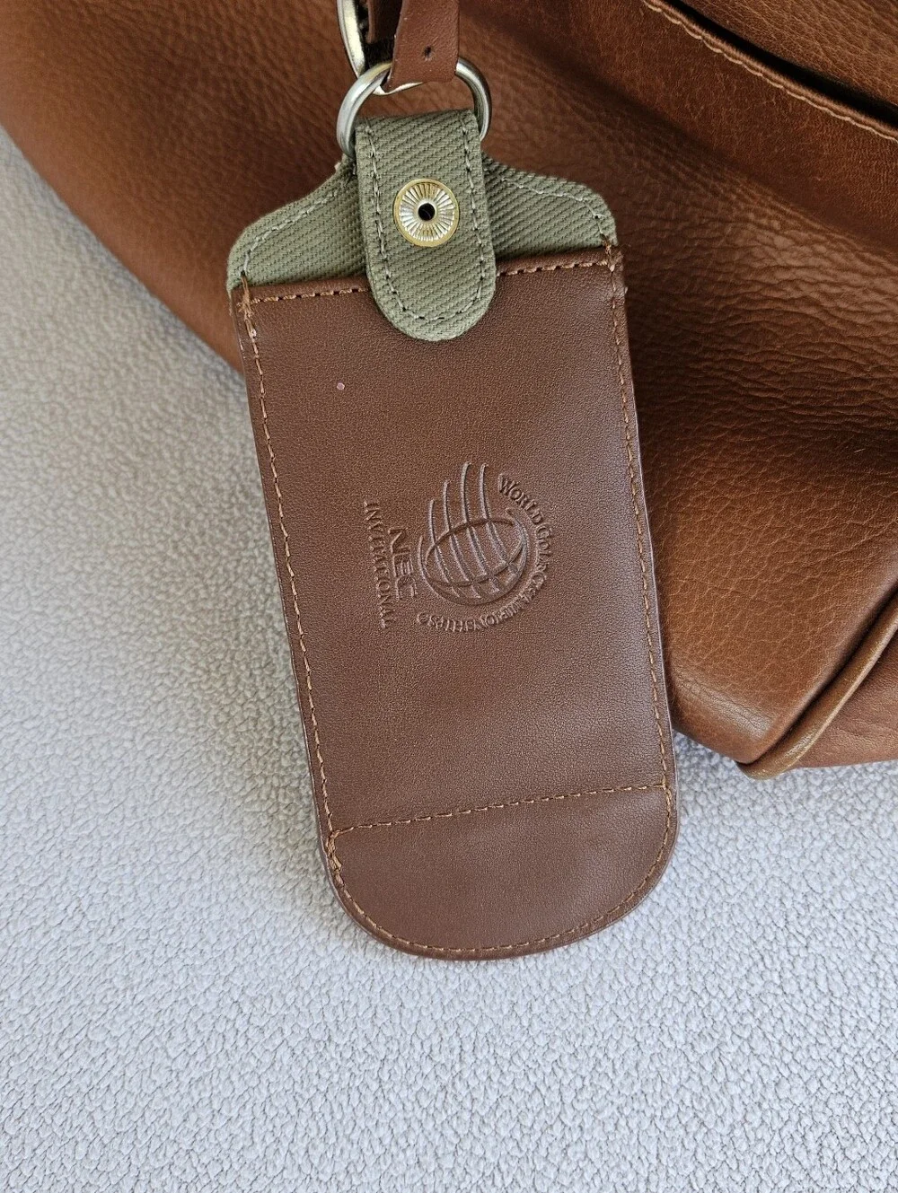TICA brown leather